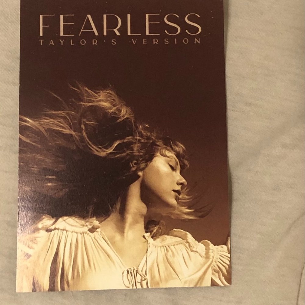 Extremely RARE Taylor Swift Fearless TV Promo Card
